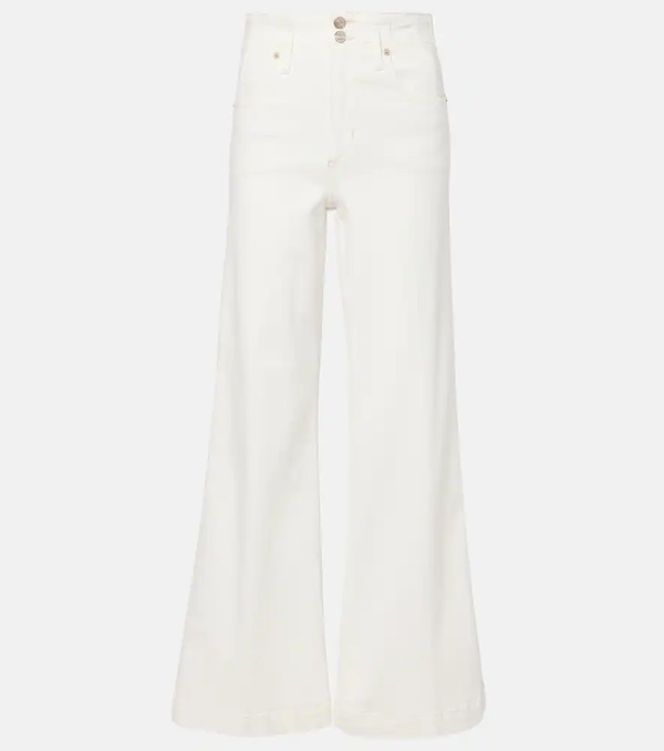  Frame Frame Pantalones The Seamed Wide De Tiro Alto 