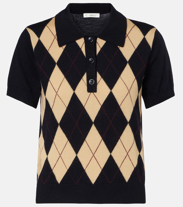  Frame Frame Polo Argyle De Lana 