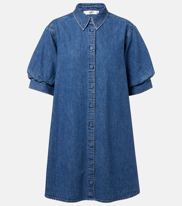  Frame Frame Vestido Corto Play De Denim 