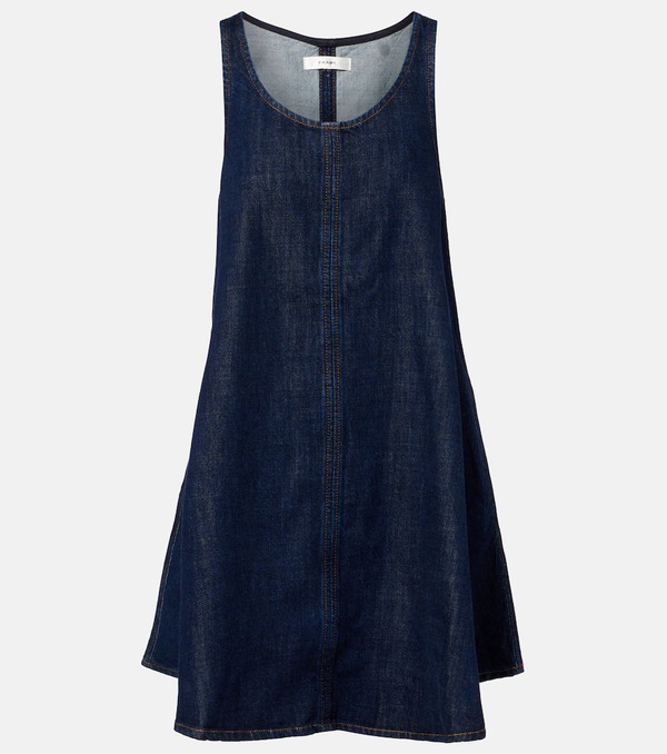  Frame Frame Vestido Corto Skipper De Denim 