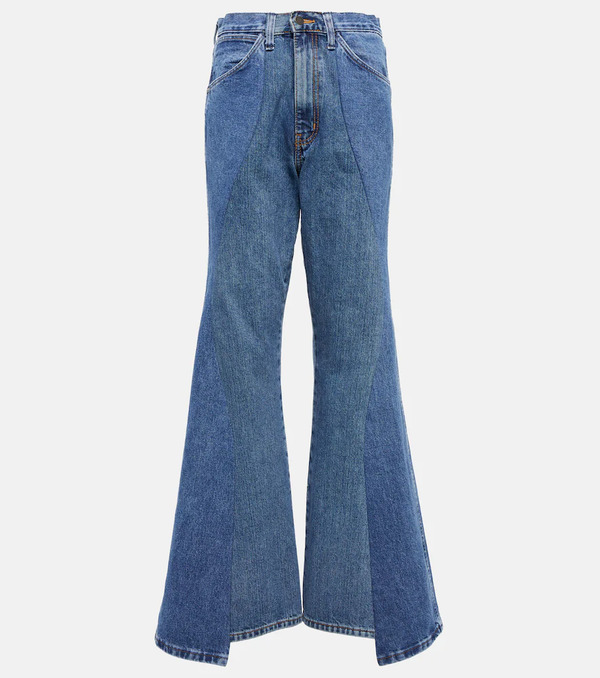  Gabriela Hearst Gabriela Hearst Jeans Flared Foster Con Patchwork 