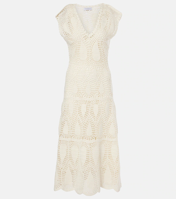  Gabriela Hearst Gabriela Hearst Vestido Largo Waldman De Lana Y Cachemir 