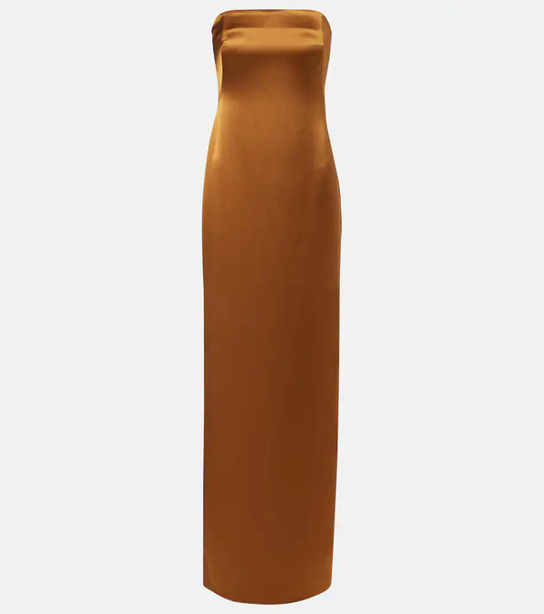  Galvan Galvan Vestido Bustier De Fiesta De Satén 