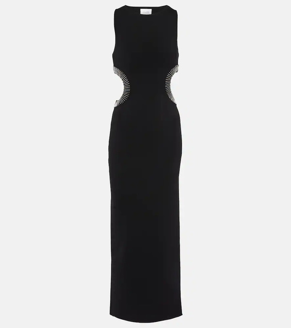  Galvan Galvan Vestido Largo Mirrored Luna Con Abertura 