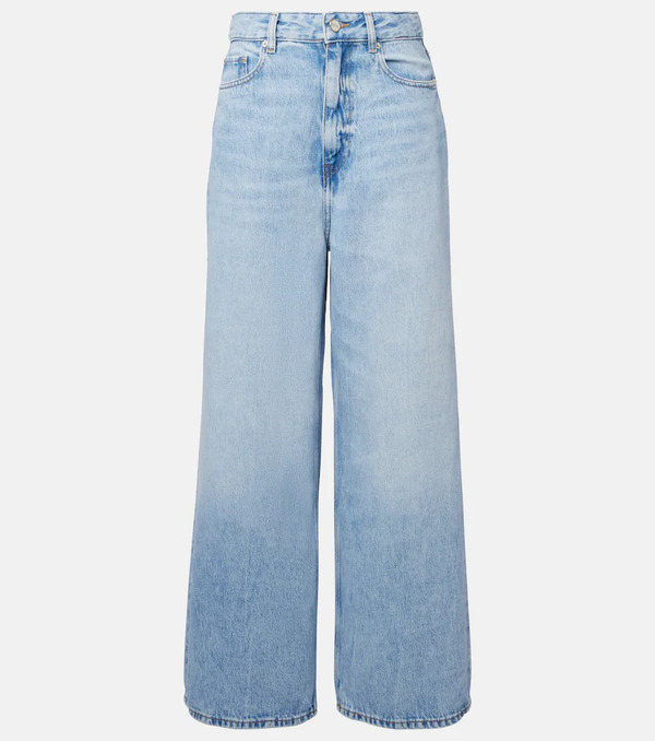  Ganni Ganni Jeans Anchos De Tiro Medio 