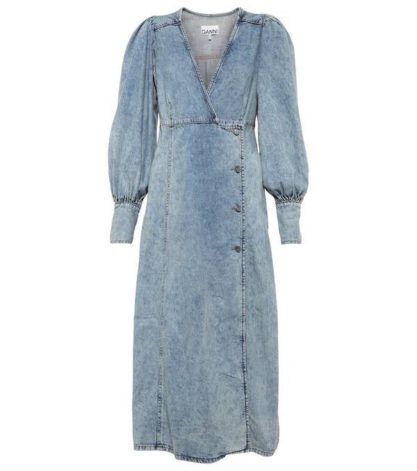  Ganni Ganni Vestido Midi Vaquero 