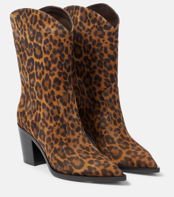  Gianvito Rossi Gianvito Rossi Botas Denver De Piel Estampada 