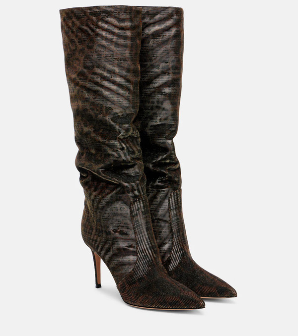  Gianvito Rossi Gianvito Rossi Botas Hansen Con Estampado De Leopardo 