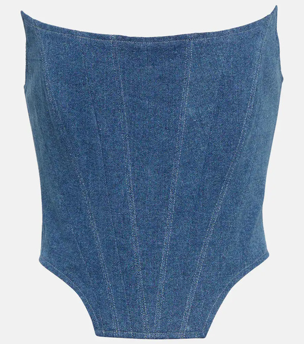  Giuseppe Di Morabito Giuseppe Di Morabito Top Bustier En Denim 