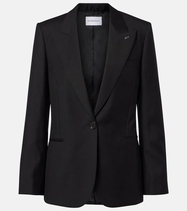  Givenchy Givenchy Blazer De Lana A Rayas 