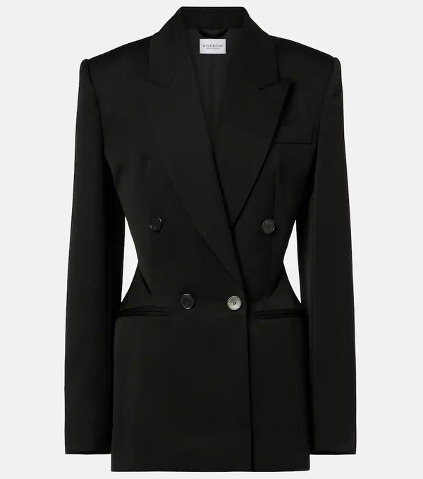  Givenchy Givenchy Blazer De Lana Con Aberturas 