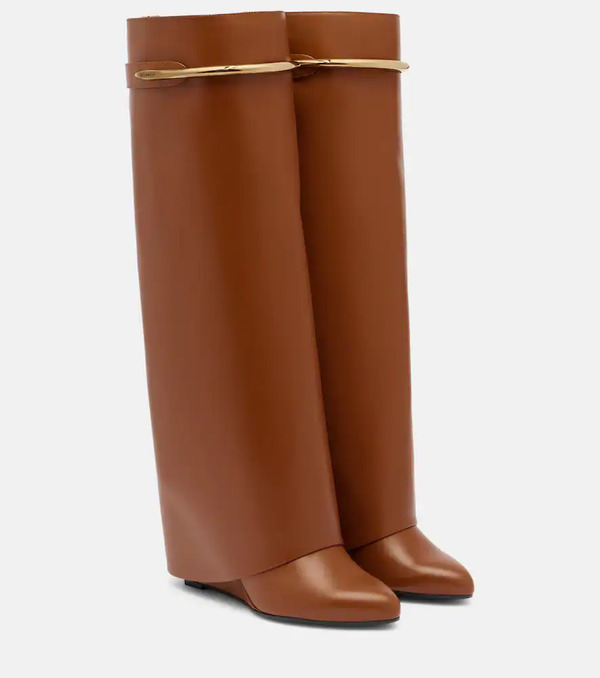  Givenchy Givenchy Botas Altas Shark 95 De Piel 