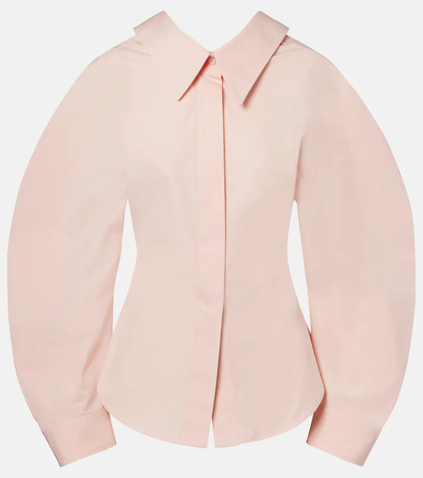  Givenchy Givenchy Camisa De Algodón Con Mangas Abullonadas 