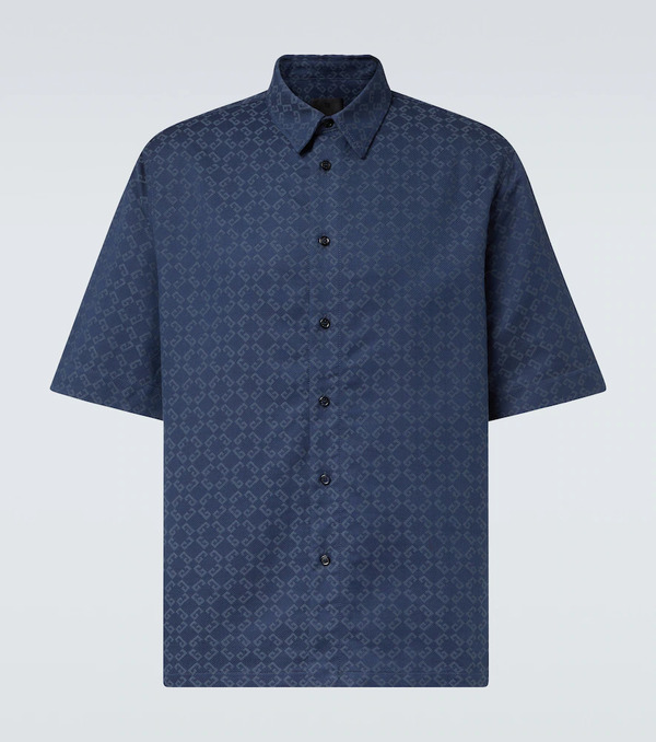  Givenchy Givenchy Camisa De Denim Con Monogram 72 En Jacquard 