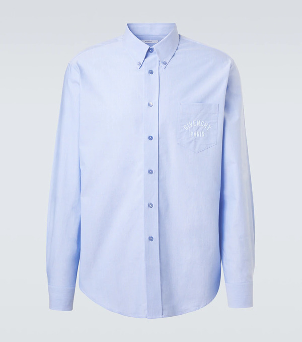  Givenchy Givenchy Camisa Givenchy Paris De Popelín De Algodón 