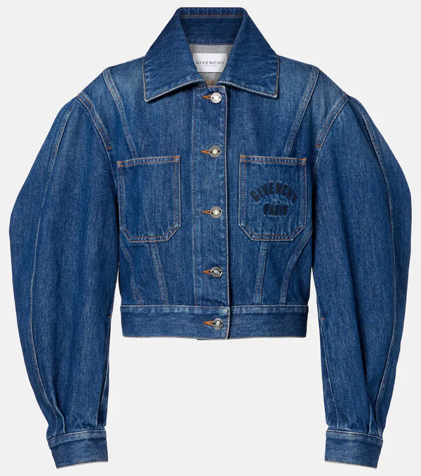  Givenchy Givenchy Chaqueta Cropped Cocoon De Denim 