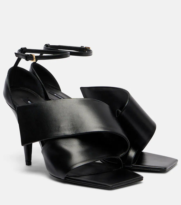  Givenchy Givenchy Sandalias Sliced Square 95 De Piel 