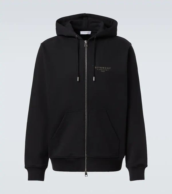  Givenchy Givenchy Sudadera Givenchy Stamp De Algodón Con Cremallera 