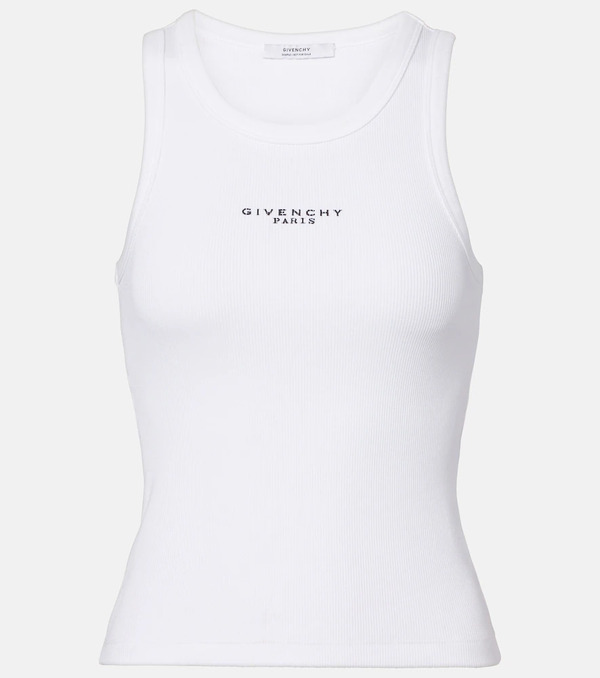  Givenchy Givenchy Tank Top Acanalado De Jersey De Algodón 