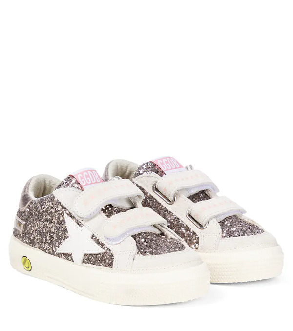  Golden Goose Kids Golden Goose Kids Zapatillas May School De Ante Y Glitter 