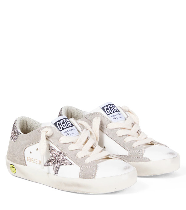  Golden Goose Kids Golden Goose Kids Zapatillas Super-star De Piel Y Ante 