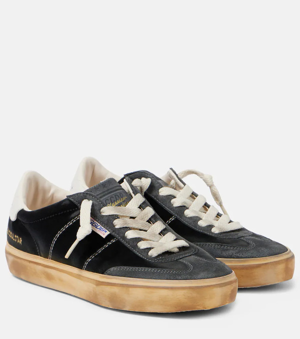  Golden Goose Golden Goose Zapatillas Soul Star De Terciopelo Con Ante 