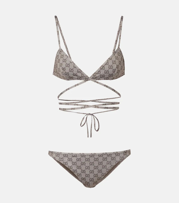  Gucci Gucci Bikini De Jersey Con Gg 