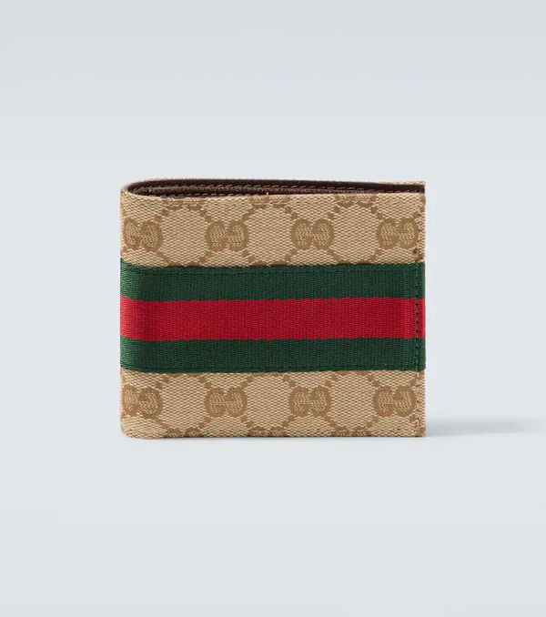  Gucci Gucci Billetera Gg Canvas Con Web 
