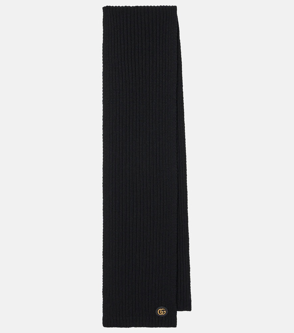 Gucci Gucci Bufanda Acanalada En Mezcla De Lana Y Cachemir 
