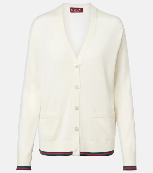  Gucci Gucci Cárdigan De Cachemir Y Seda 