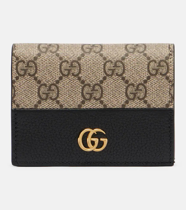  Gucci Gucci Cartera Mini De Piel Con Doble G 