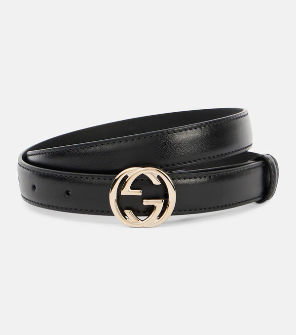  Gucci Gucci Cinturón Interlocking G De Piel 