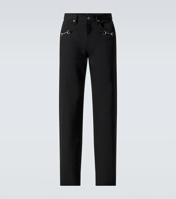  Gucci Gucci Jeans Flared Con Horsebit 