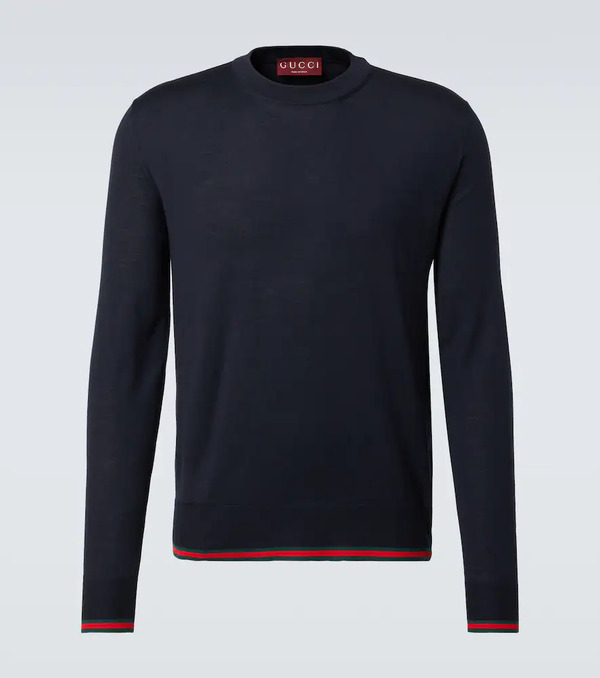  Gucci Gucci Jersey De Lana Con Web 