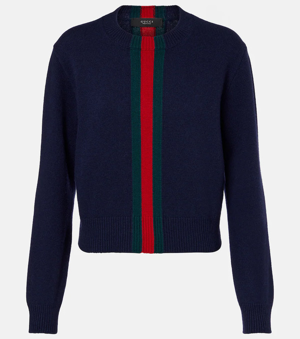  Gucci Gucci Jersey De Lana Con Web 
