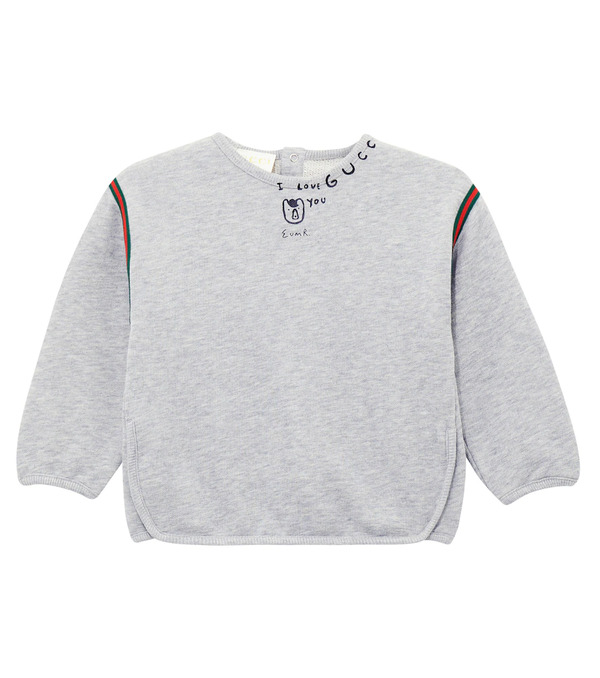  Gucci Kids Gucci Kids Bebé - Sudadera De Algodón Con Web 