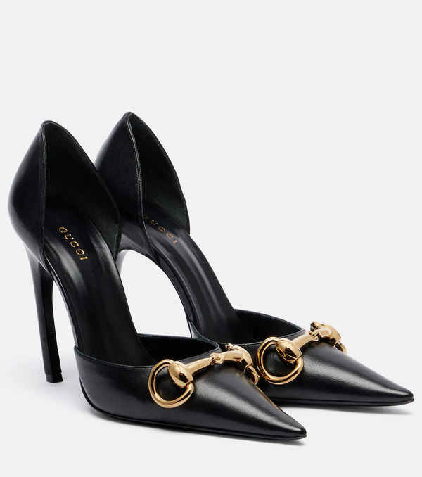 Gucci Gucci Salones Boulevard Horsebit De Piel 