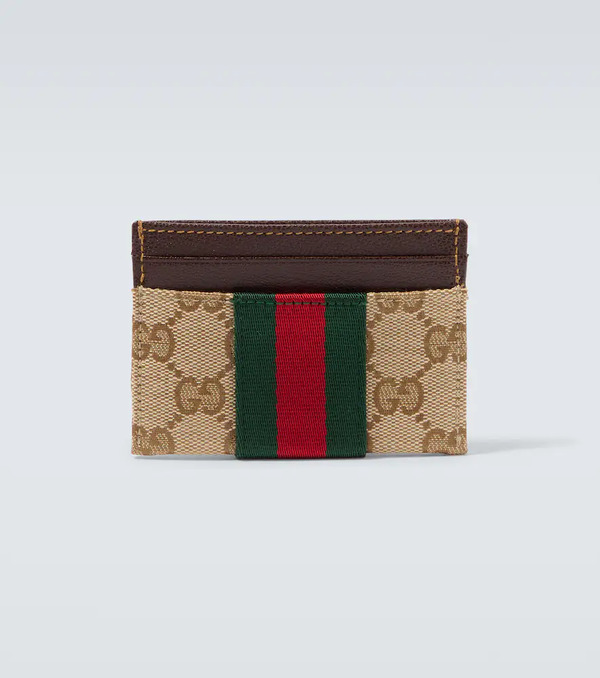  Gucci Gucci Tarjetero Gg Canvas Con Web 