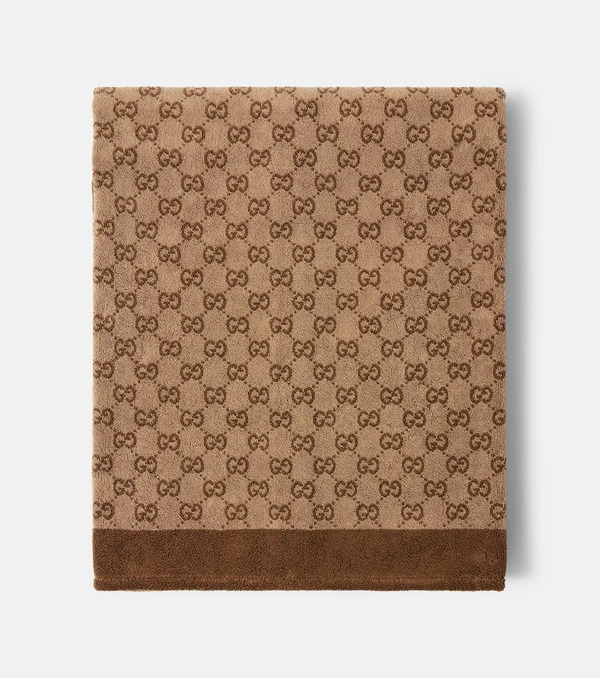  Gucci Gucci Toalla De Rizo De Algodón Con Gg 