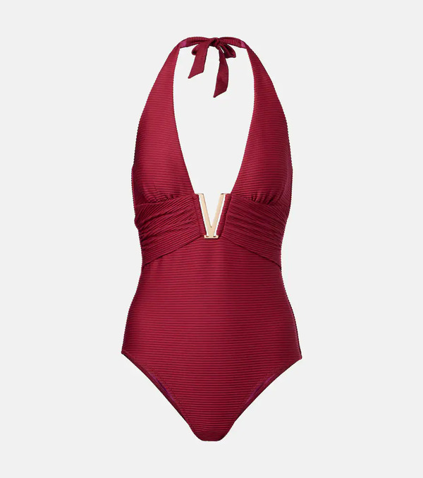  Heidi Klein Heidi Klein Bañador Cassis Fruncido 