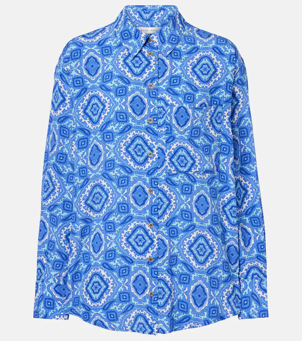  Heidi Klein Heidi Klein Camisa Mykonos De Seda Estampada 