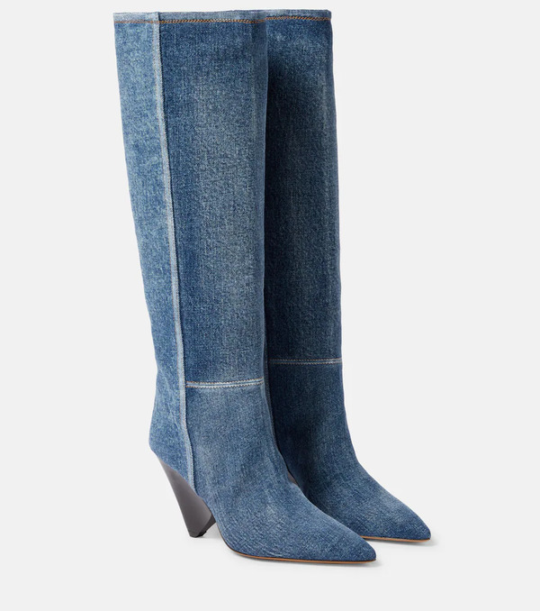  Isabel Marant Isabel Marant Botas Altas Lakita En Denim 