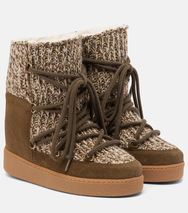  Isabel Marant Isabel Marant Botas De Nieve Con Ante 