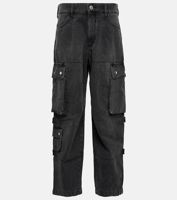  Isabel Marant Isabel Marant Pantalones Cargo Elore En Denim 