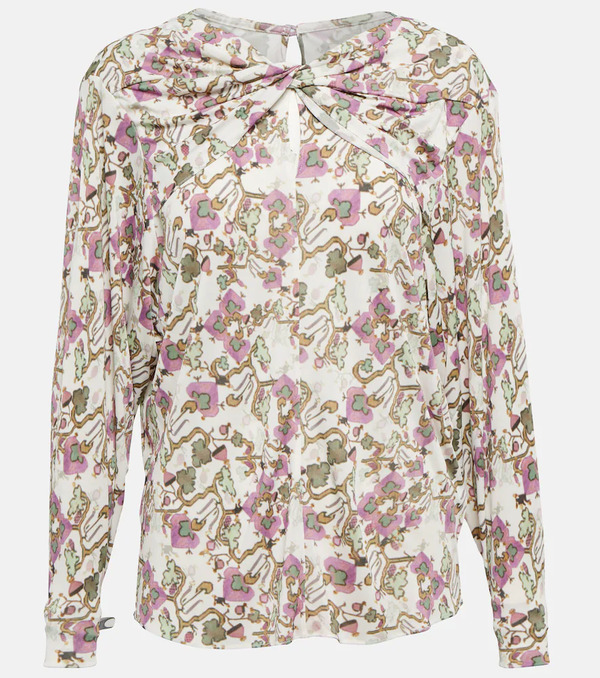  Isabel Marant Isabel Marant Top Jociae De Jersey Estampado 