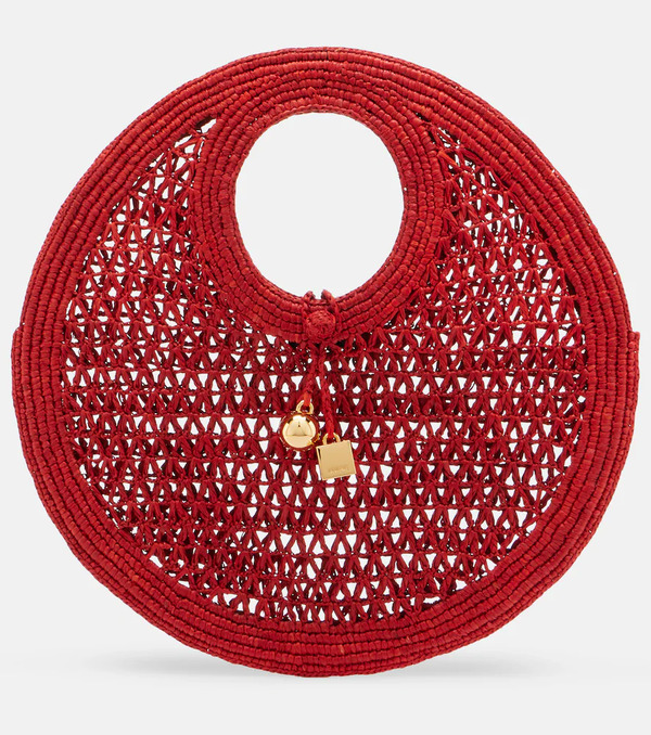  Jacquemus Jacquemus Bolso Spiaggia Small De Rafia 