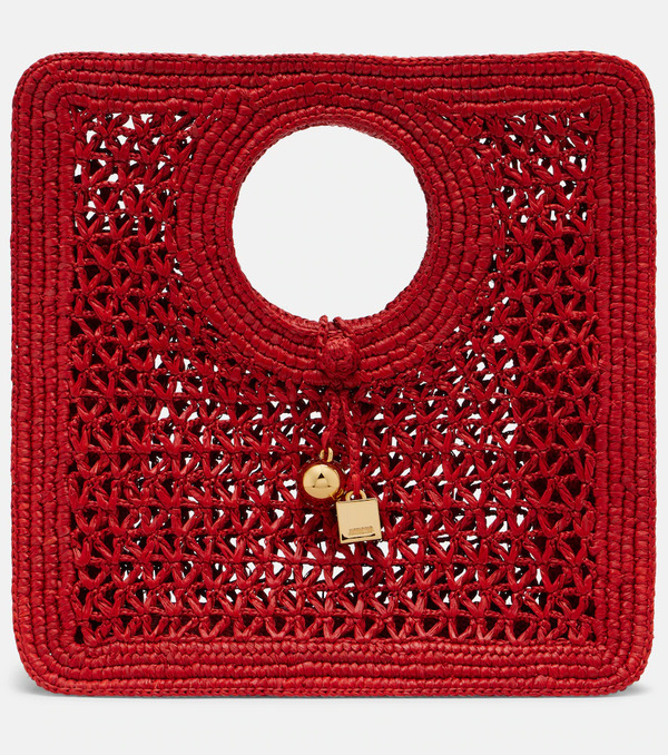  Jacquemus Jacquemus Bolso Spiaggia Small De Rafia 