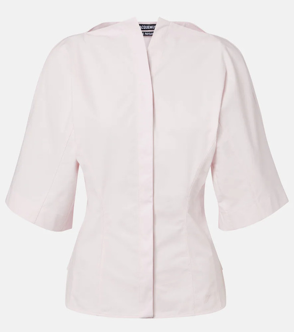  Jacquemus Jacquemus Camisa Moisson De Popelín De Algodón 