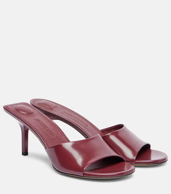  Jacquemus Jacquemus Mules Cubisto 70 De Piel 