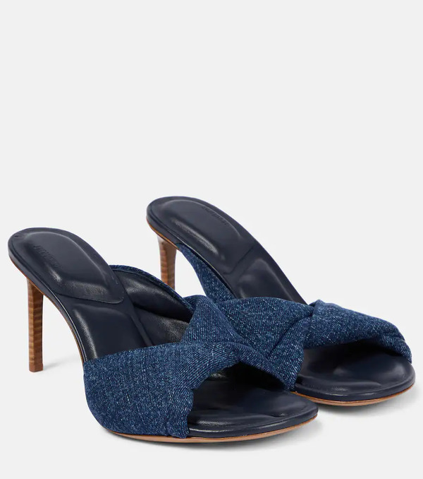  Jacquemus Jacquemus Mules Les Mules Bagnu En Denim 